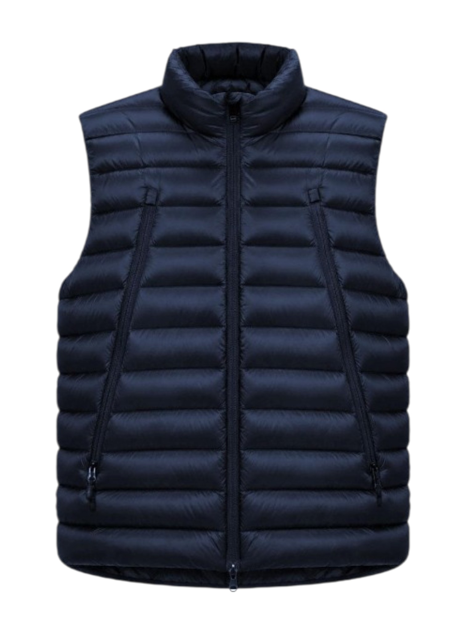 Gilet piumino blu navy Outhere senza maniche con chiusura zip e tasche laterali