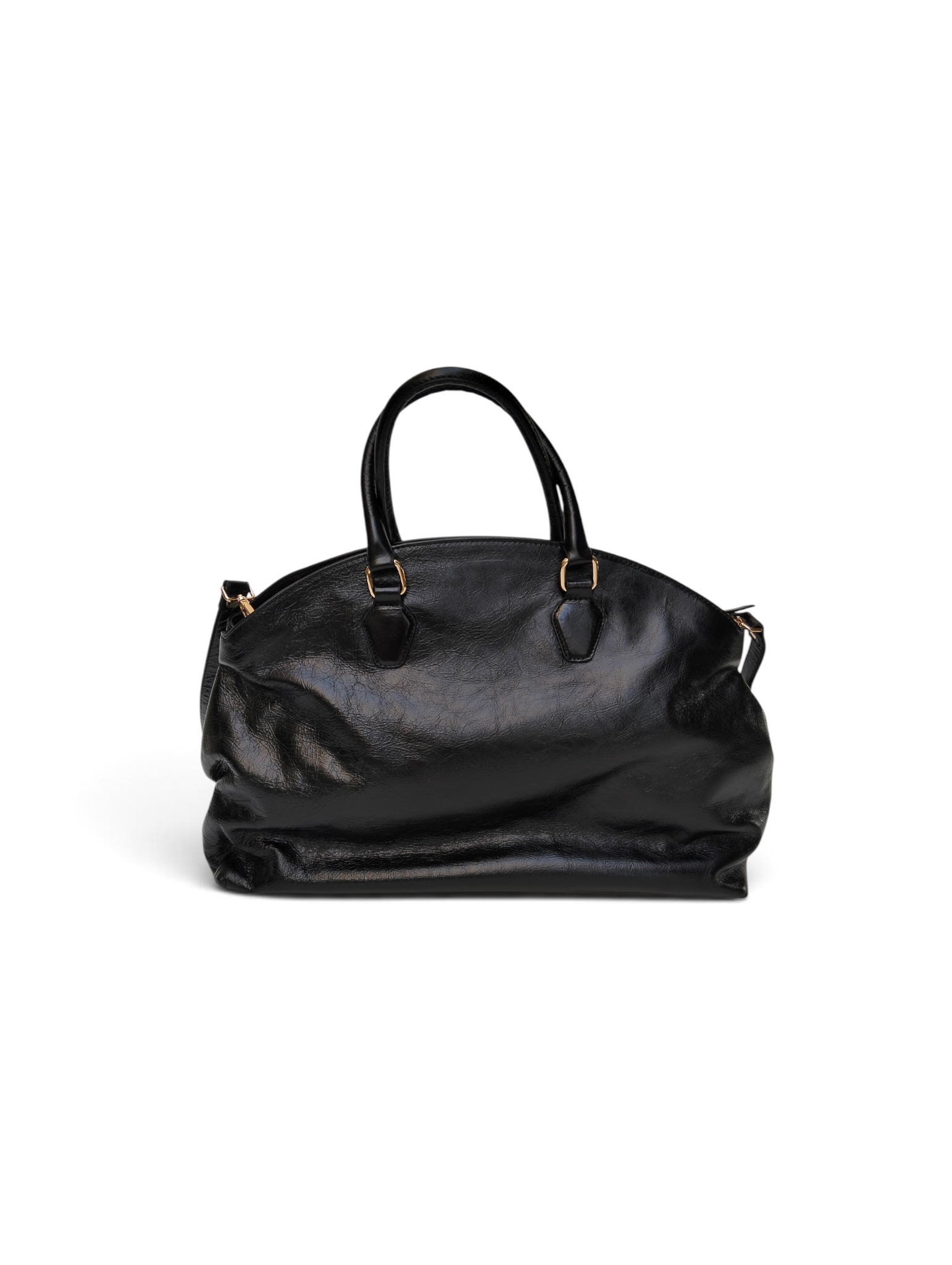 Borsa a mano in camoscio color cuba con doppio manico e tracolla n d b